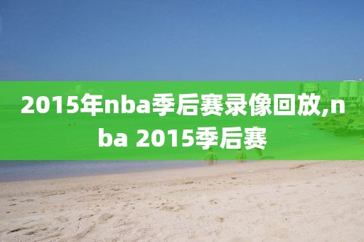 2015年nba季后赛录像回放,nba 2015季后赛