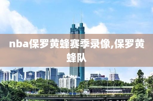 nba保罗黄蜂赛季录像,保罗黄蜂队