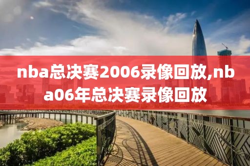 nba总决赛2006录像回放,nba06年总决赛录像回放