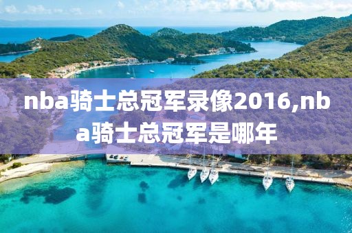 nba骑士总冠军录像2016,nba骑士总冠军是哪年