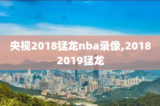 央视2018猛龙nba录像,20182019猛龙