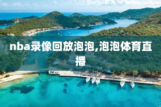 nba录像回放泡泡,泡泡体育直播