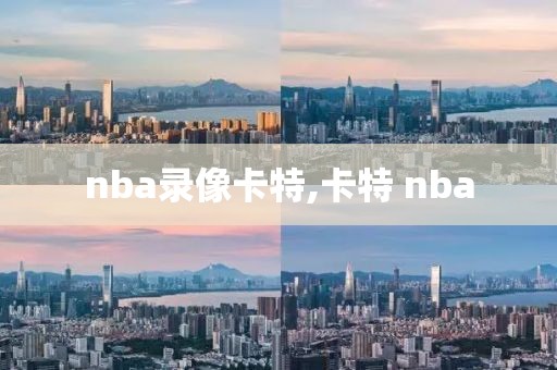 nba录像卡特,卡特 nba