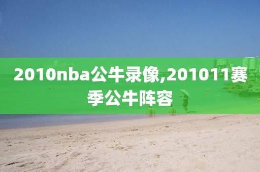 2010nba公牛录像,201011赛季公牛阵容