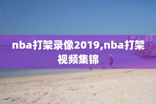 nba打架录像2019,nba打架视频集锦