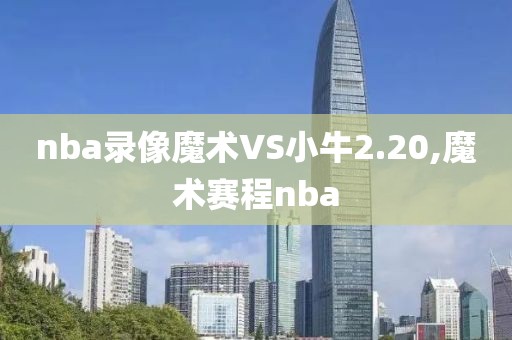 nba录像魔术VS小牛2.20,魔术赛程nba