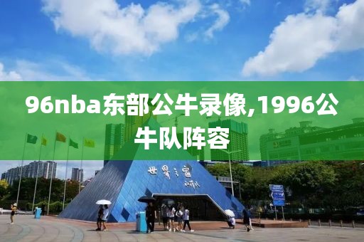 96nba东部公牛录像,1996公牛队阵容
