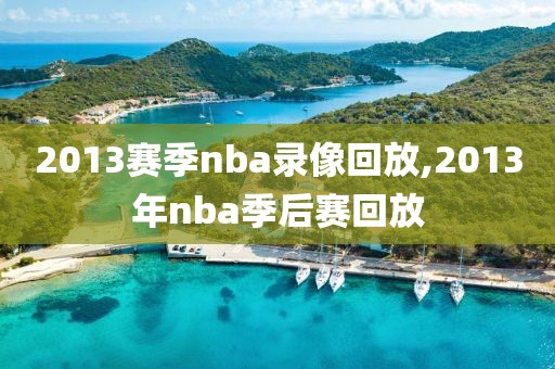 2013赛季nba录像回放,2013年nba季后赛回放